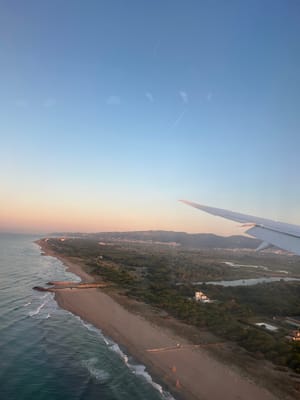 Arrival in Barcelona
